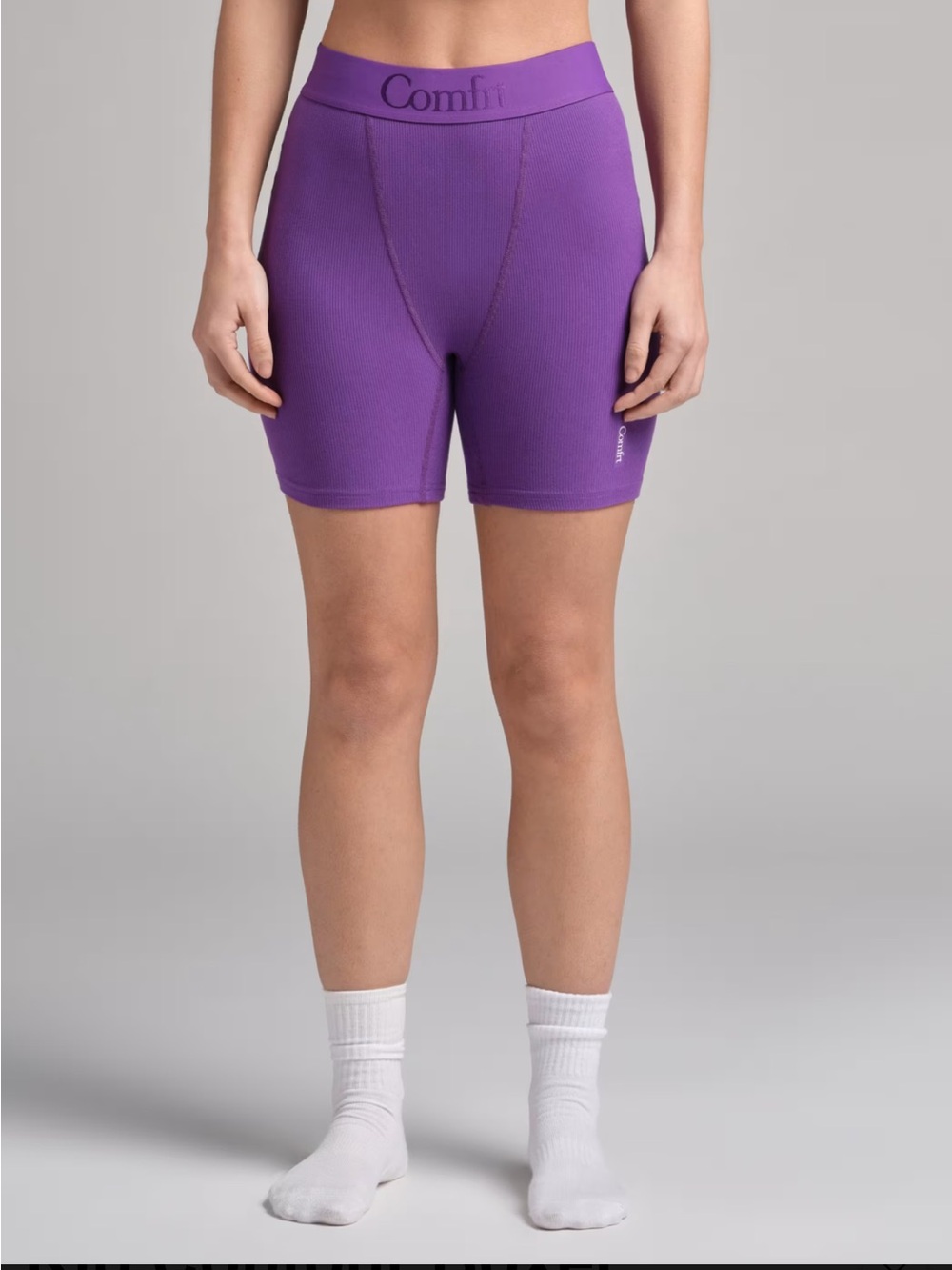 Comfrt (PINK📣 )Rib Contour Boxer women
